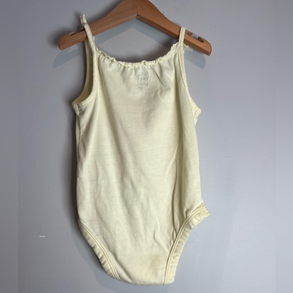 Disney Baby One Piece Tank Top Bodysuit - Yellow Minnie Mouse 18-24M Girl - Picture 4 of 5